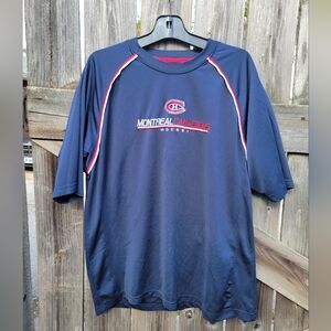 NHL Montreal Canadiens dry fit style t-shirt size XL